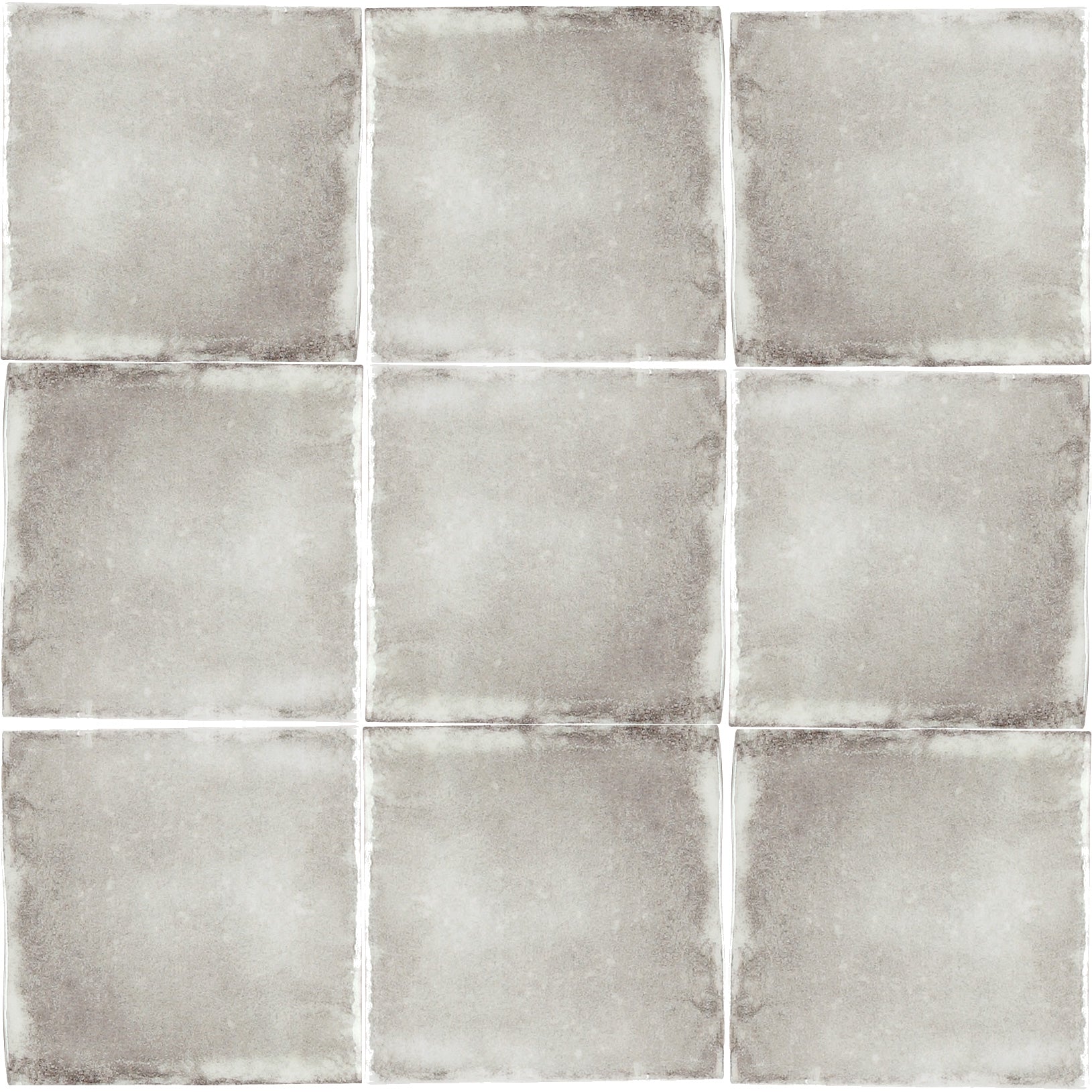 Soci Tile - Savannah 4" x 4" - Gray Glossy
