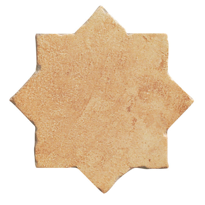Soci Tile - Terra Cotta Series - 6" x 6" Wall Tile - Star Fire