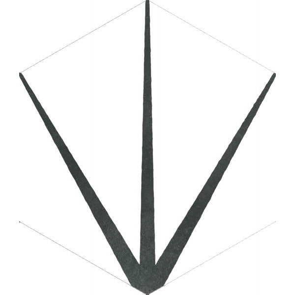 Soci Tile - Starline Hexagon 10&quot; x 11.5&quot; Porcelain Tile - White