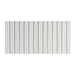 Arizona Tile - Spark Bars 5x10 Matte Ceramic Mosaic - White