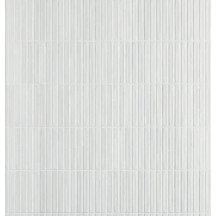 Arizona Tile - Spark Bars 5x10 Matte Ceramic Mosaic - White