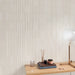 Arizona Tile - Spark Bars 5x10 Matte Ceramic Mosaic - Ivory wall installation