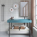 Arizona Tile - Spark Bars 5x10 Matte Ceramic Mosaic - White wall installation
