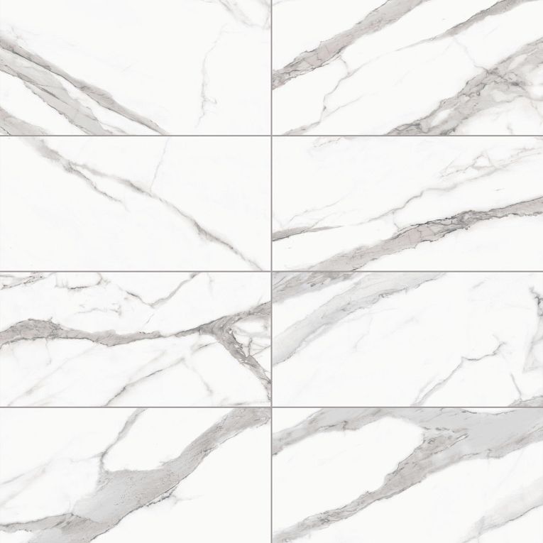 Arizona Tile - Themar Series - 12" x 24" Rectified Matte Porcelain Tile - Statuario V