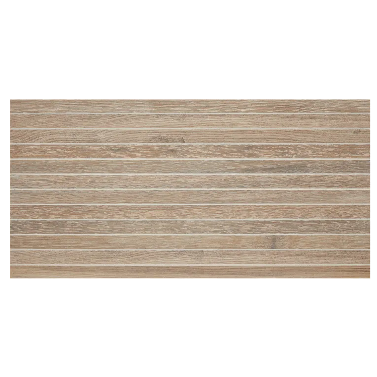 Arizona Tile - Bio Attitude 1" x 24" Straight Stack Mesh Porcelain Tile - Barrel