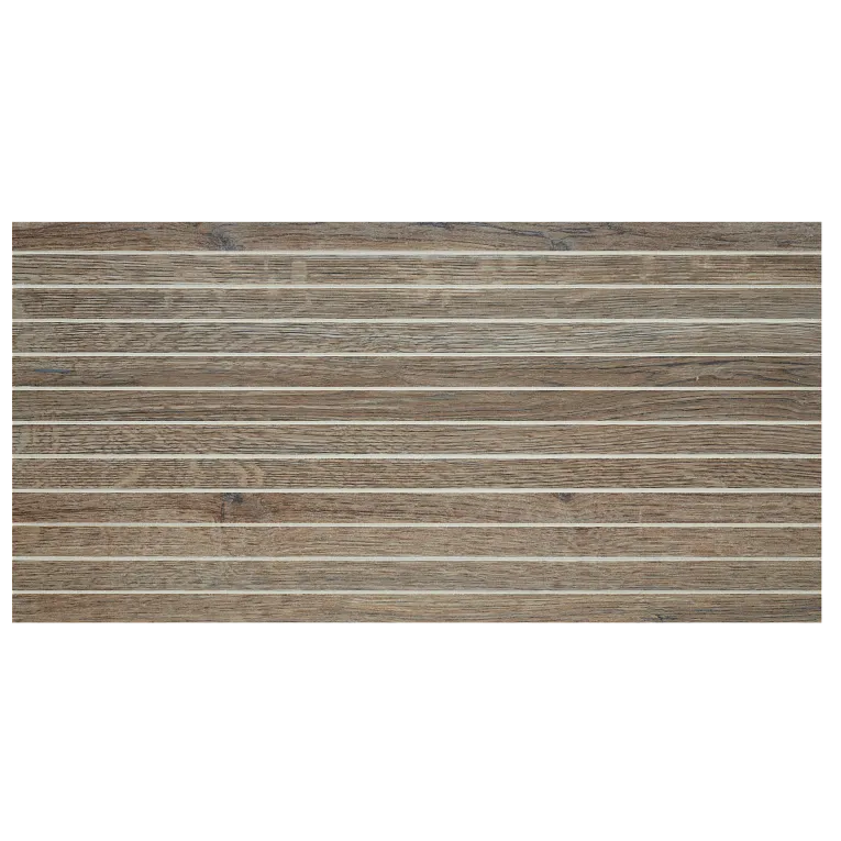 Arizona Tile - Bio Attitude 1&quot; x 24&quot; Straight Stack Mesh Porcelain Tile - Cortex