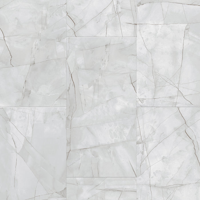 Engineered Floors - Pietra LVT T0823 - 12 in. x 24 in. - Platinum Carrerra