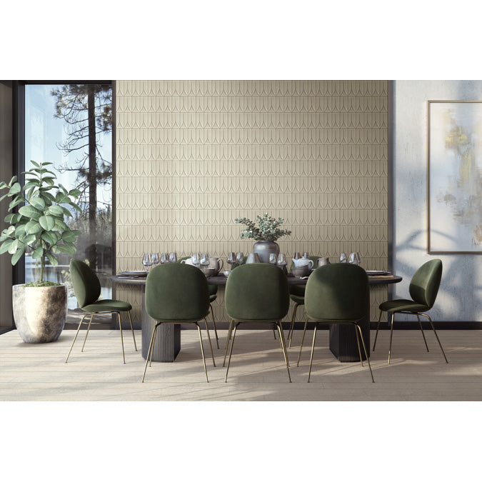 Maniscalco - Takao Series 3 in. x 6 in. 3D Porcelain Tile - Cottonwood