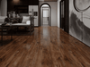 Resolve - 5.0 Series - 7" x 48" Rigid Core SPC - Whiskey Barrel floor installation