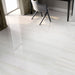 Arizona Tile - Themar Series - 12" x 24" Rectified Polished Porcelain Tile - Bianco Lasa - Installed