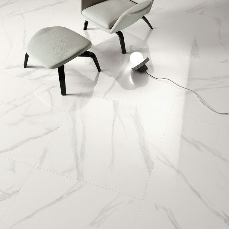 Arizona Tile - Themar Series - 24" x 24" Rectified Polished Porcelain Tile - Statuario V