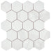 Arizona Tile - Themar Series - 2 3/8" x 2 3/8" Rectified Polished Porcelain Mosaic - Bianco Lasa