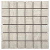 See Floors 2000 - Travertino Roma 2 in. x 2 in. Polished Porcelain Mosaic - Bianco