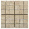 See Floors 2000 - Travertino Roma 2 in. x 2 in. Polished Porcelain Mosaic - Sand