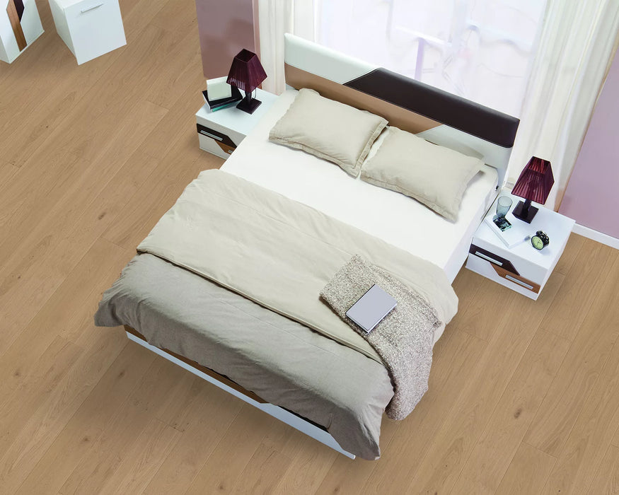 LW Flooring - Paradise Island - 10 1/4" x 86 5/8" RL - Engineered Hardwood - Tahiti Bedroom Install