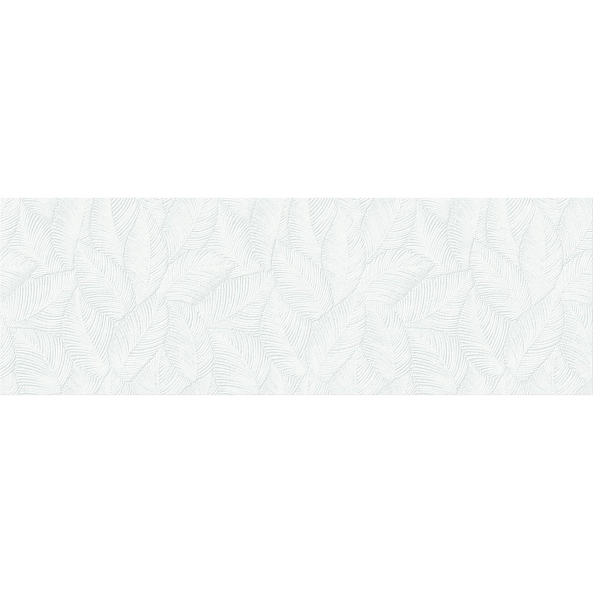 Tamiami - Absolute 16&quot; x 47&quot; Rectified White Body Tile - Forest Blanco