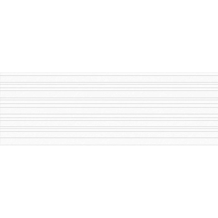 Tamiami - Absolute 16" x 47" Rectified White Body Tile - Shade Blanco