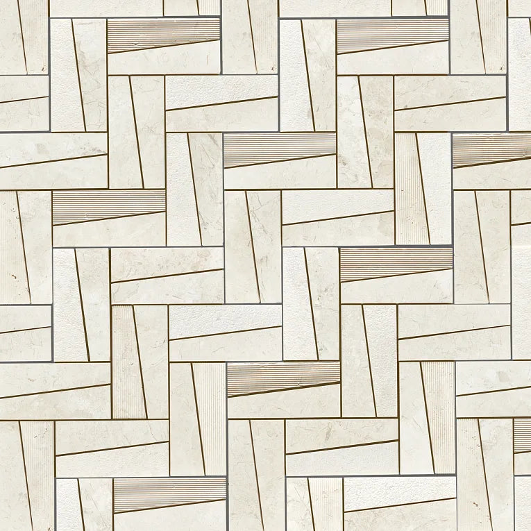 Arizona Tile - Modella Multi Finish Marble Mosaic - Terra Nova