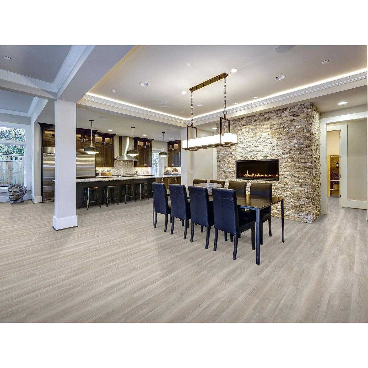 Tesoro - Aspen Ridge Luxury Engineered Planks - Acadia Beige Installed