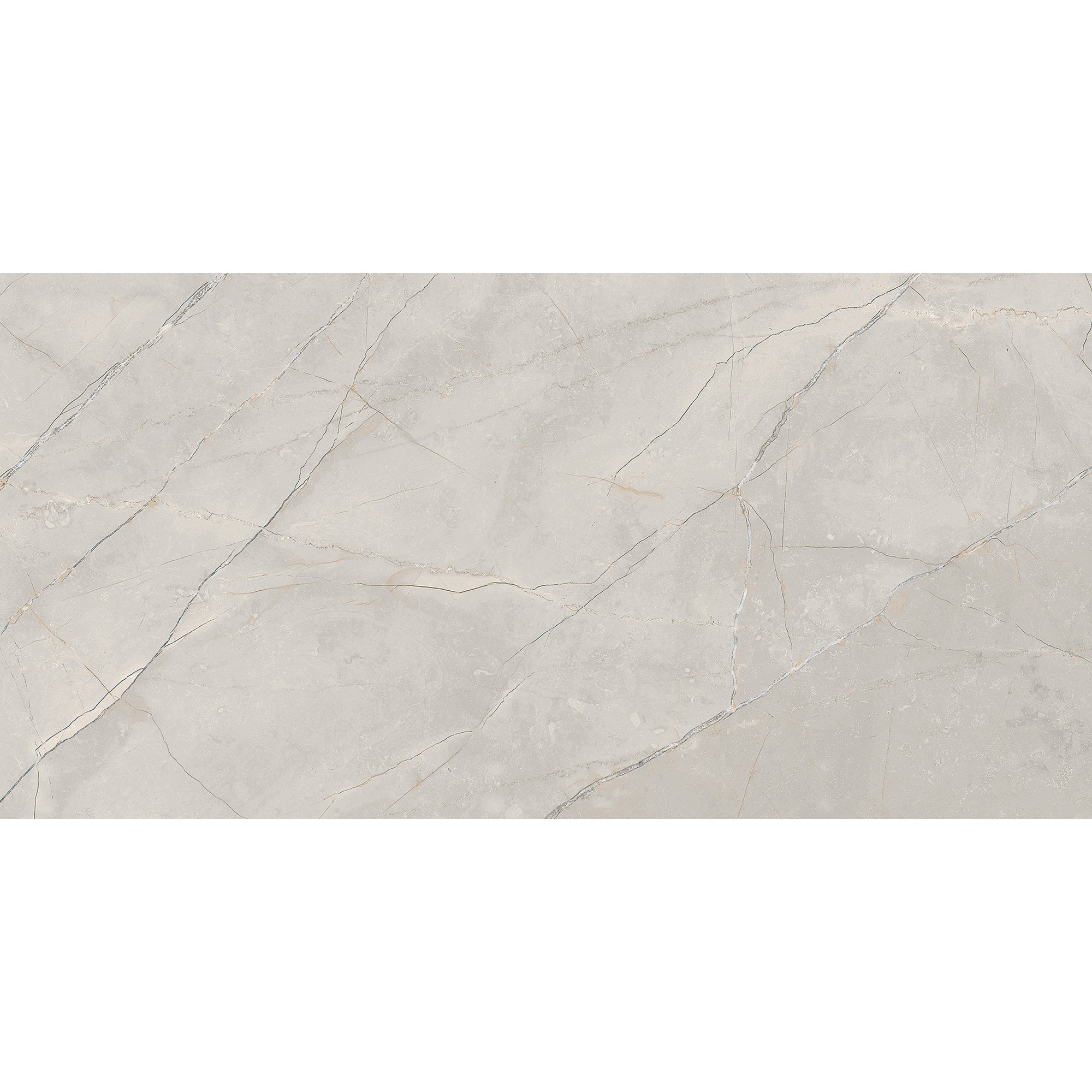 Tesoro - Delray II - 12 in. x 24 in. Matte Rectified Porcelain Tile - Linen