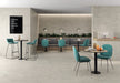 Tesoro - Icon Collection - 12 in. x 36 in. Ceramic Matte Wall Tile - Serene Blanco Installed