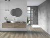 Tesoro - Icon Collection - 12 in. x 36 in. Ceramic Matte Wall Tile - Snow Installed