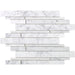 Tesoro - Venatino Goia Series - 12 in. x 10.5 in. Stone Mosaic - Clawed Random Linear