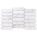 Tesoro - Venatino Goia Series - 12.5 in. x 7.5 in. Stone Mosaic - Satin Picket