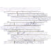 Tesoro - Venatino Goia Series - 12 in. x 10.5 in. Stone Mosaic - Satin Random Linear