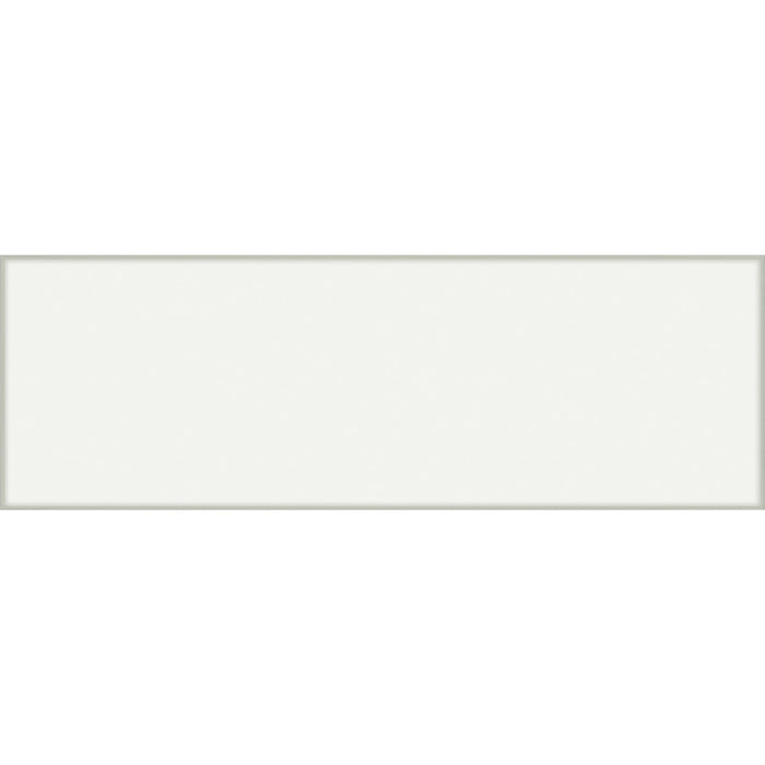 Tesoro - Vetri Series - 8 in. x 24 in. Glossy Porcelain Tile - Bianco