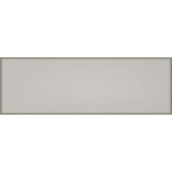 Tesoro - Vetri Series - 8 in. x 24 in. Glossy Porcelain Tile - Fume