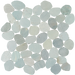 Tesoro - Beach Stones Collection - Sliced Pebble Mosaic - Green