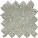 Tesoro - Liquid Rocks Series - Glass Pebble Mosaic - Glacier White