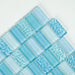 Tesoro - Watercraft Series - 11.75 in. x 11.75 in. Glass Mosaic - Sea Breeze Close View