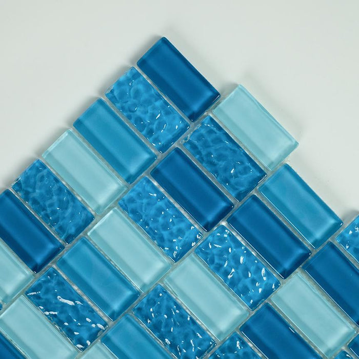 Tesoro - Watercraft Series - 11.75 in. x 11.75 in. Glass Mosaic - St. Lucia