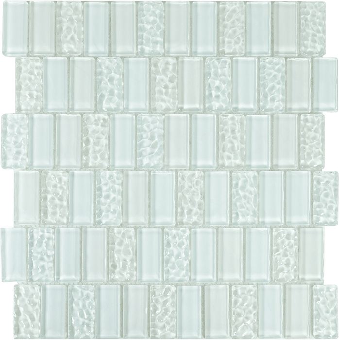Tesoro - Watercraft Series - 11.75 in. x 11.75 in. Glass Mosaic - White Sand
