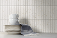 Tesoro - Venice Series - 12 in. x 12 in. Stone Mosaic - Stacked Sand Terrazzo Installed