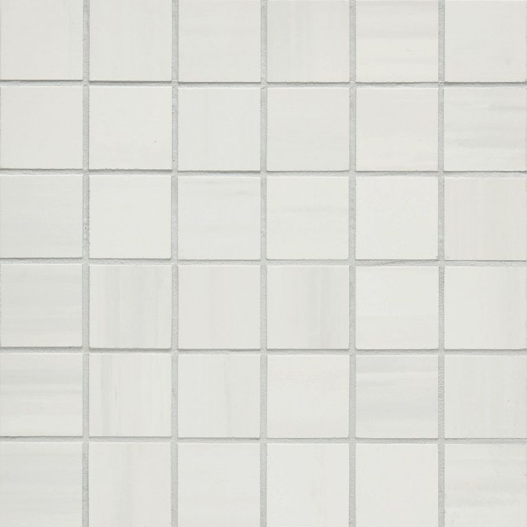 Arizona Tile - Themar Series - 2" x 2" Rectified Polished Porcelain Mosaic - Bianco Lasa
