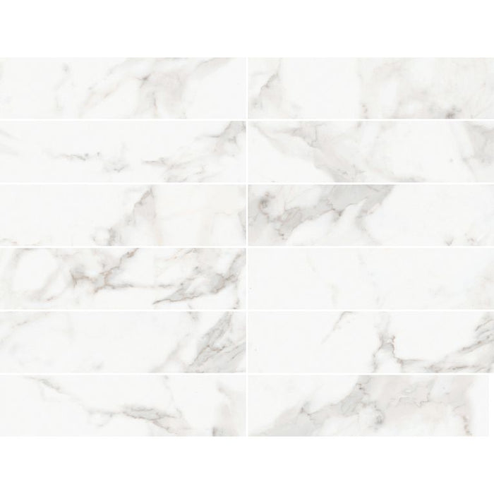 Arizona Tile - Themar Series - 3" x 12" Rectified Polished Porcelain Tile - Venato Gold