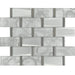 MTD - Tribeca Collection 12 in. x 13 in. Glass Subway Mosaic - Argento