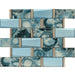 MTD - Tribeca Collection 12 in. x 13 in. Glass Subway Mosaic - Sky Blue