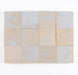 Lungarno - Zellige Bespoke - 4" x 4" Glossy Terracotta Tile - Twilight Bloom Panel View