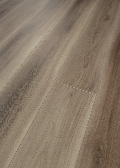 COREtec - Originals Enhanced - 9" x 72.05" - Luxury Vinyl - Worn Leather Pecan Angled View