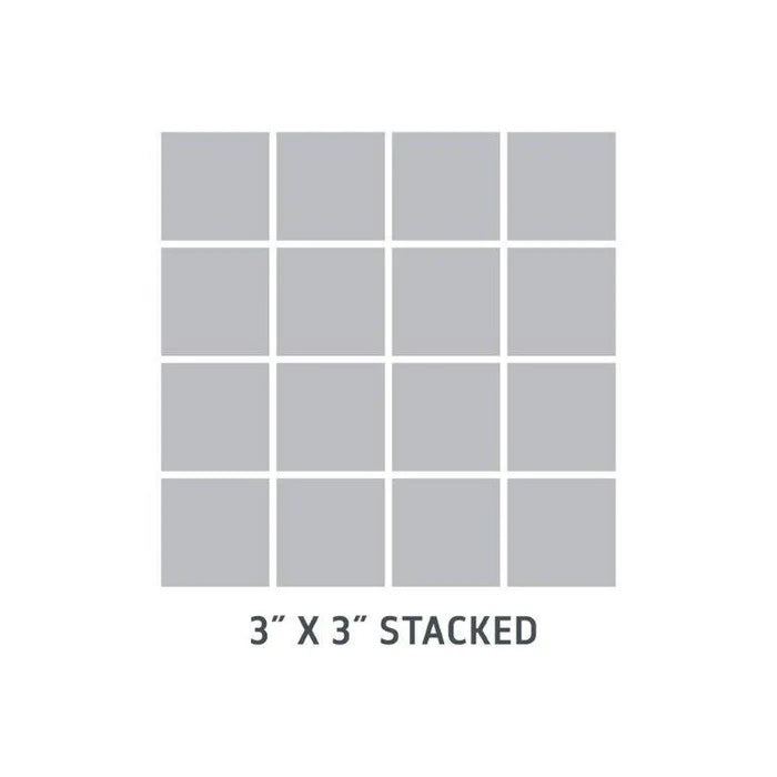Tesoro - Evolution Collection 3" x 3" Rectified Porcelain Mosaic - Sugar