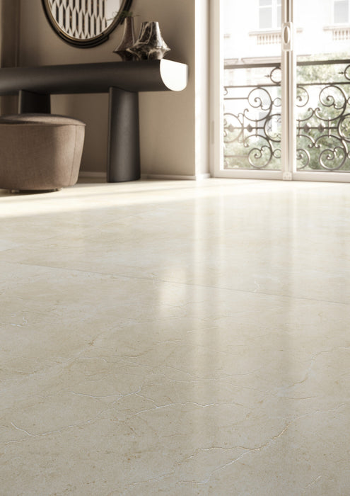 Vallelunga & Co - Intarsi Warm Collection - 24 in. x 48 in. Porcelain Tile - Malfi Satin 3D Room