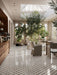 Vallelunga & Co - Intarsi Warm Collection - 24 in. x 48 in. Porcelain Tile - Cora Satin 3D Room Scene