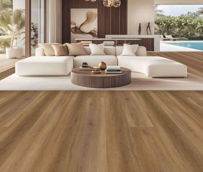 Norwood Hill - VersaCore Pure Edge WPC - Havana Tan Room Scene