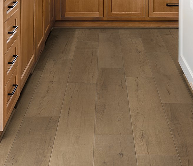 COREtec Plus Enhanced Planks - 7&quot; x 48&quot; - Bay Oak floor installation