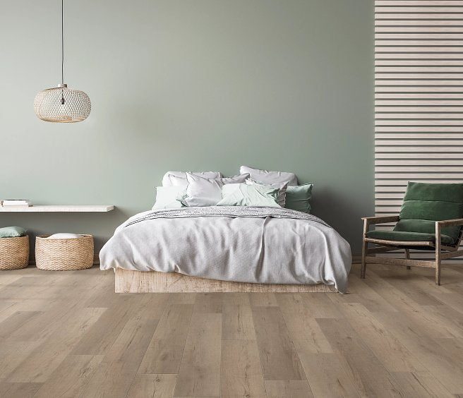 COREtec Plus Enhanced Planks - 7&quot; x 48&quot; - Miles Oak floor installation