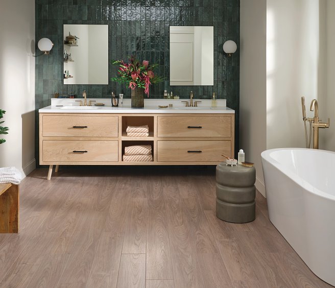 COREtec - Originals Premium - 7" x 48" - Feather Walnut floor installation